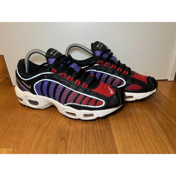 Nike Air Max Tailwind 4 Shoes Womens Size 8 Black Red Purple Running Sneakers - Picture 3 of 11